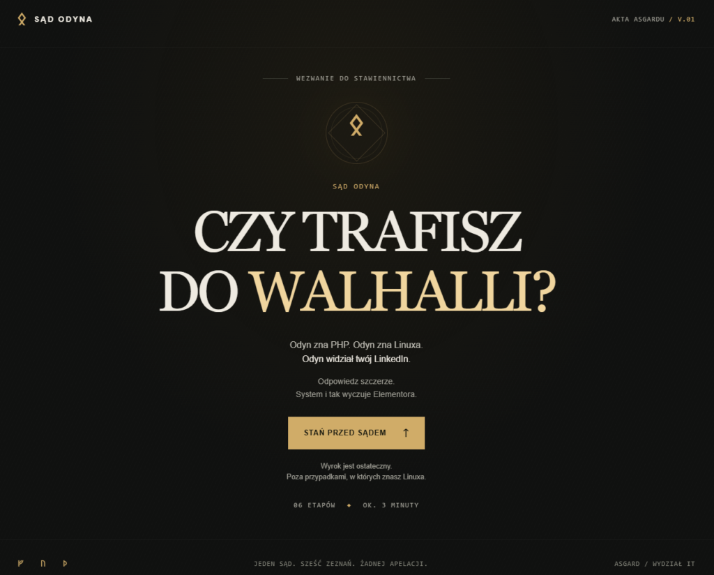 Czy programista po śmierci trafia do Walhalli? zrzut ekranu 2026 10 03 092147